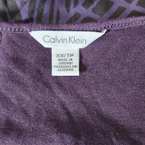CALVIN KLEIN top in purple in size XS - Picture 5 of 6